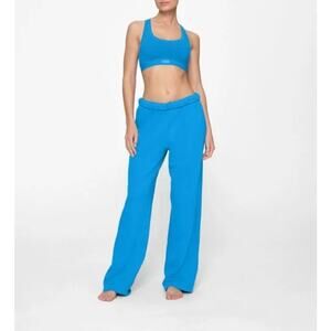 Skims Drapey Light French Terry Lounge Pants in Mykonos Women’s Small Oversized